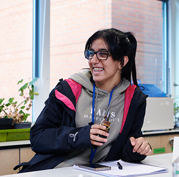 Estudiante de Estudios Combinados en el Abbey College de Manchester