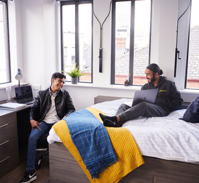 Student Bedroom, Abbey College Manchester