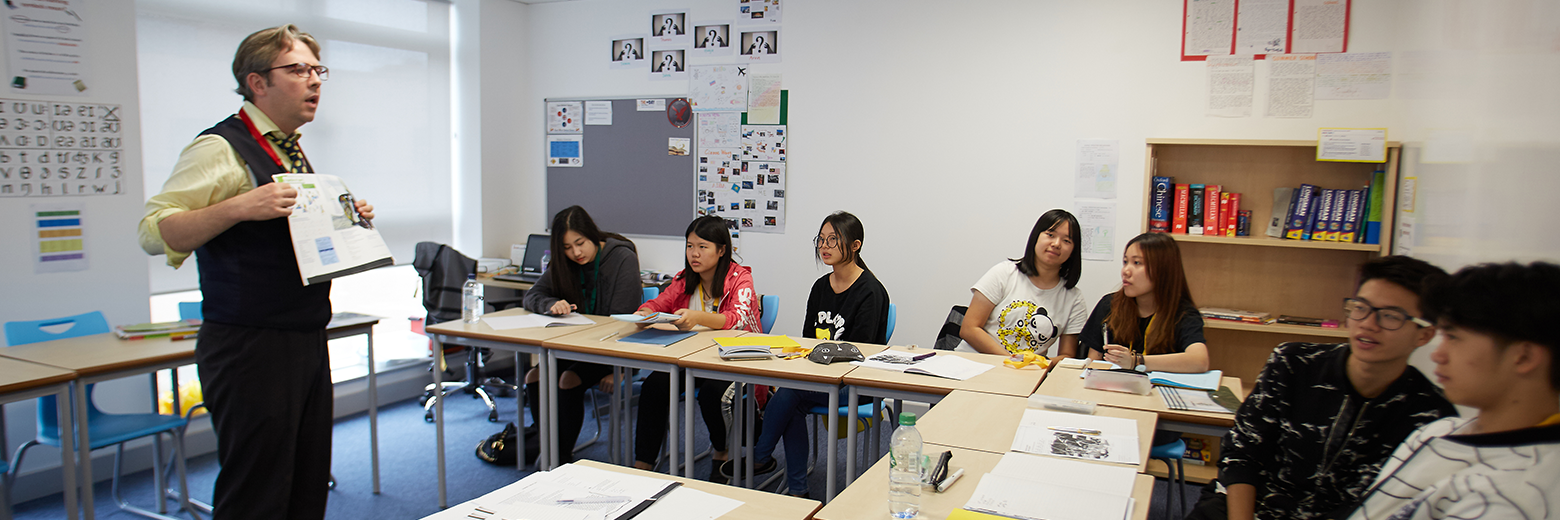 Students In Pre Sessional Class At Abbey College Cambridge