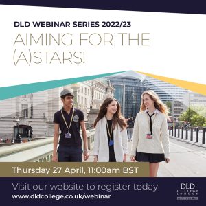 DLD College London Aiming For AStars Webianr 27 Aprill