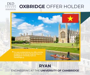 DLD College London Oxbridge Offer Ryan