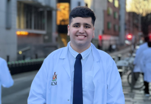 Farbod pictured outside the Royal College of Surgeons in Ireland