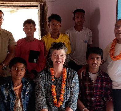 Teachers at Bal Monorama Lower Secondary School, Nepal