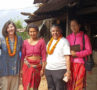 Teachers at Bal Monorama Lower Secondary School, Nepal