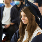 Female Student Graduating