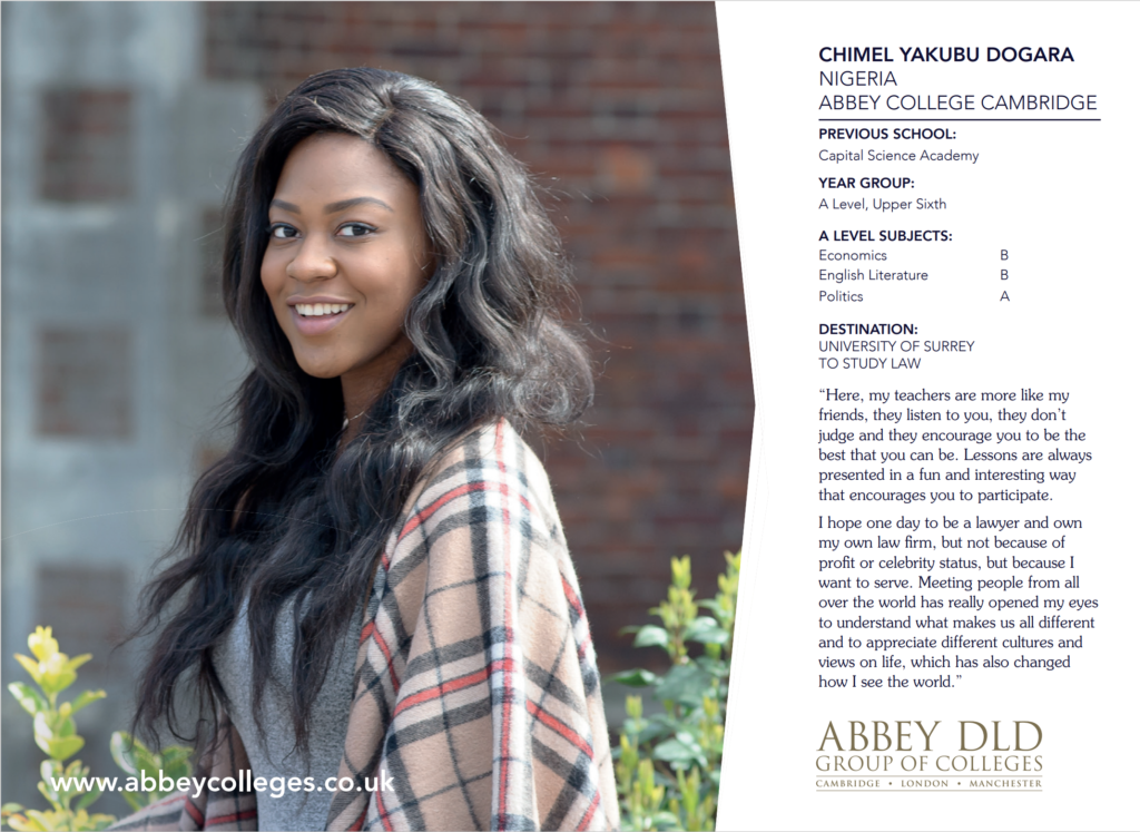 Chimel-Nigerian Student Testimonial.