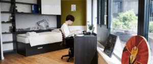 Male Student In London Boarding Room