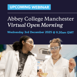 Abbey College Manchester Virtual Open Morning, WEdnesday 3rd December 2025