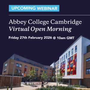 Webinar, Abbey College CambridgeVirtual Open Morning 27.02.26