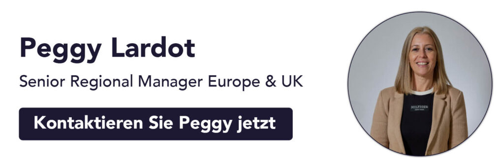 Peggy Lardot Website Contact Card German