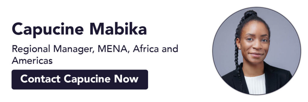 Capucine Website Contact Card