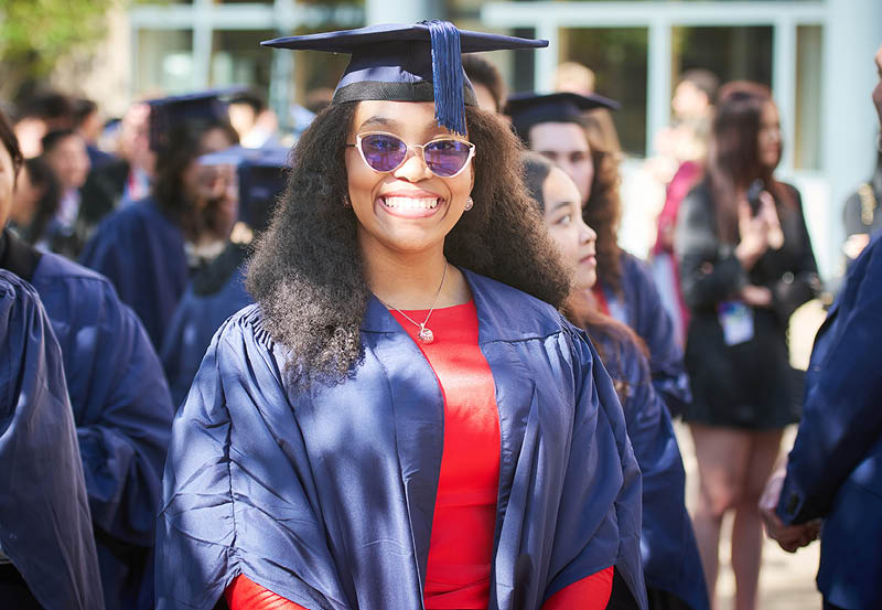 Female Student At Graduation Ceremony