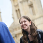 Students Relaxing Outside Cambridge University